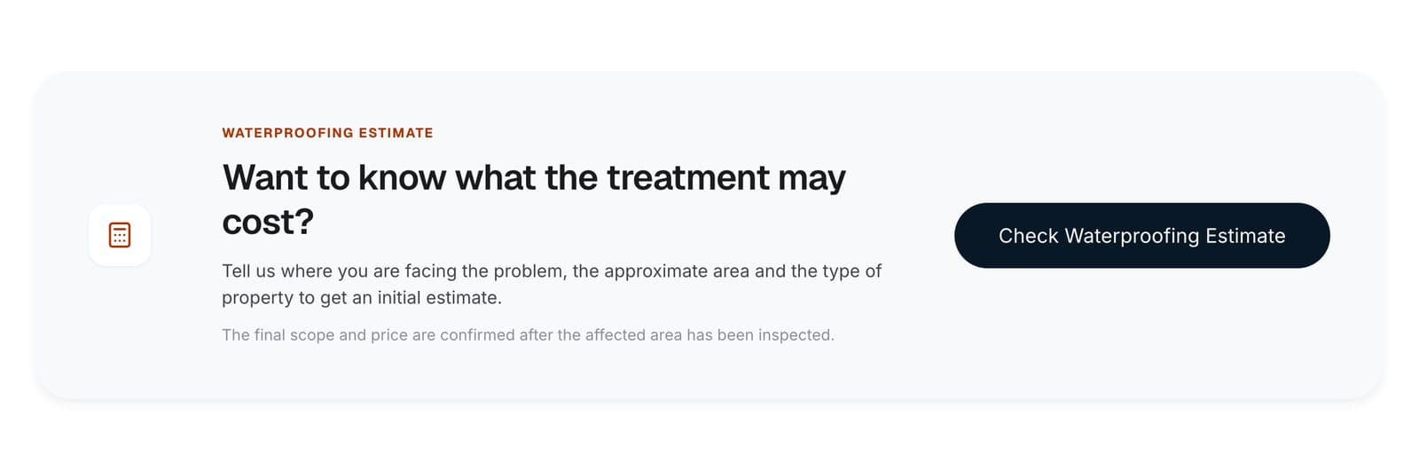 Want to know what the treatment may cost?