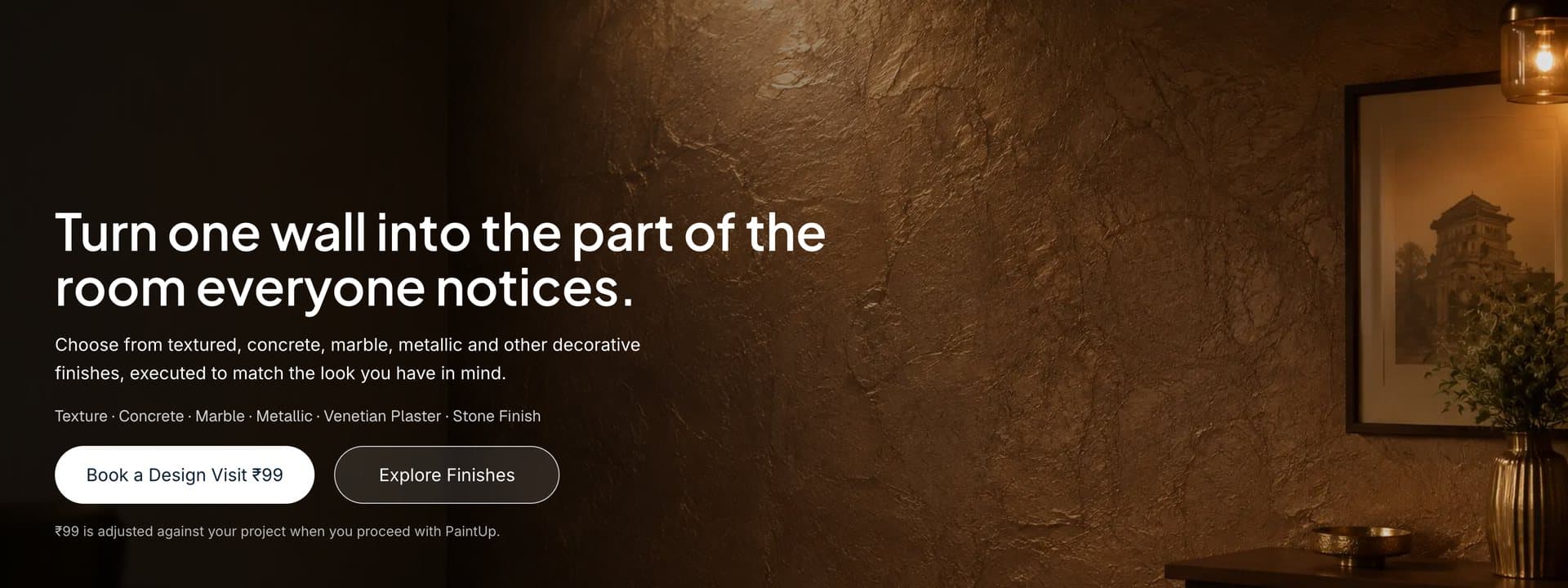 Designer walls and decorative finishes