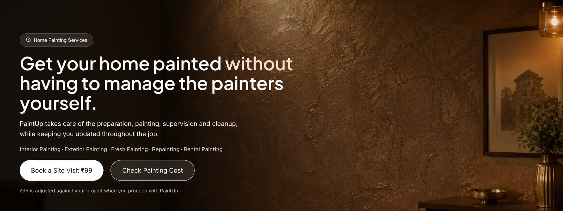 Professional home painting by PaintUp