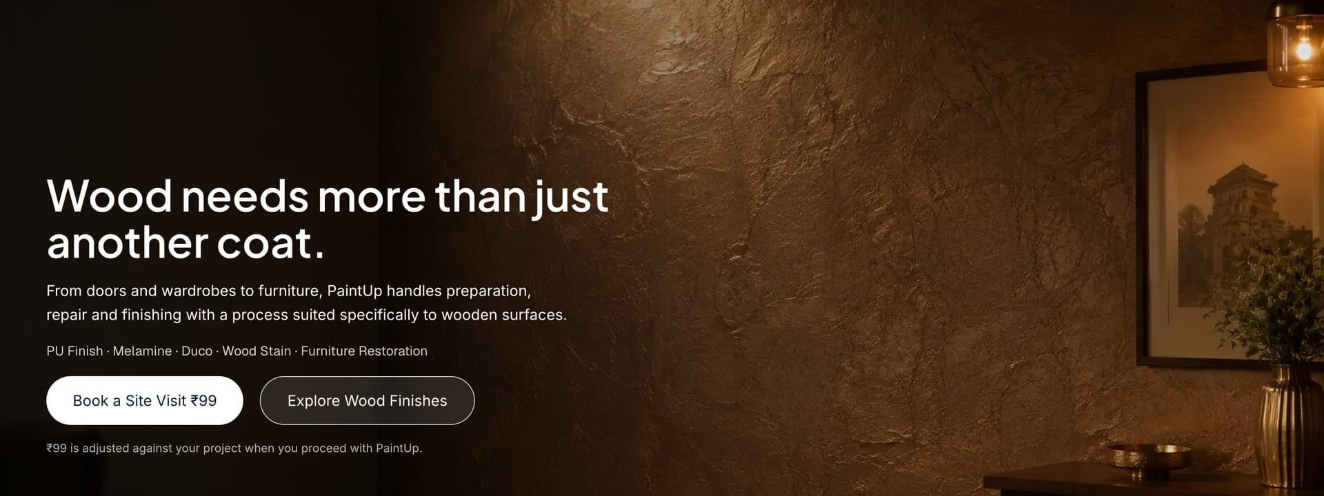 Wood finishing and restoration by PaintUp
